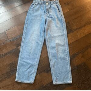 American Eagle paperbag pants jeans size 6 womens high waisted